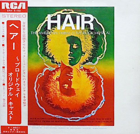Various : Hair - The Original Broadway Cast Recording (LP, Album, Gat)