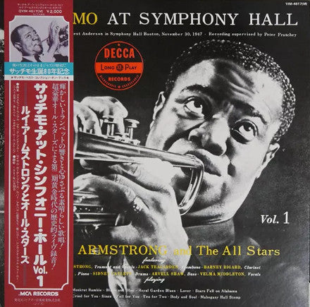 Louis Armstrong And The All Stars* : Satchmo At Symphony Hall Vol. 1 (LP, Album, RE)