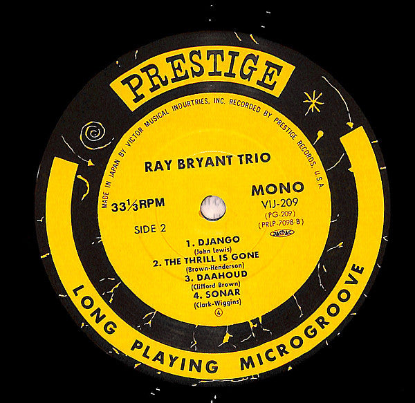 Ray Bryant Trio : Piano Piano Piano Piano... (LP, Album, Mono, RE)