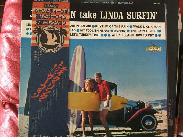 Jan & Dean : Jan & Dean Take Linda Surfin' (LP, Album, RE)