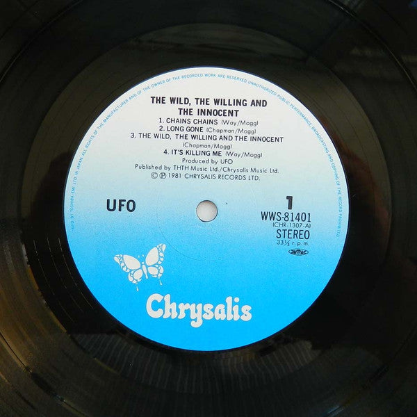 UFO (5) : The Wild, The Willing And The Innocent (LP, Album)