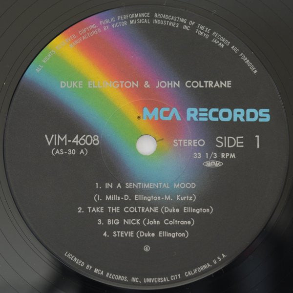Duke Ellington & John Coltrane : Duke Ellington & John Coltrane (LP, Album, RE)