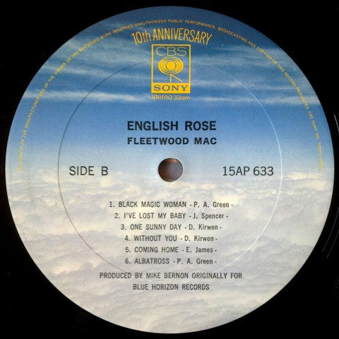 Fleetwood Mac : English Rose (LP, Album, Ltd, RE)