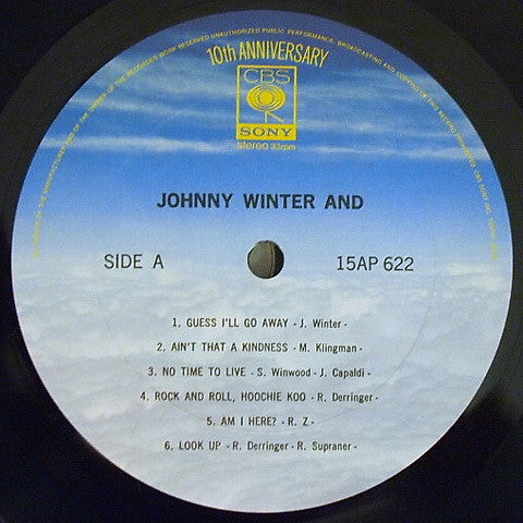 Johnny Winter And : Johnny Winter And (LP, Album, Ltd, RE)