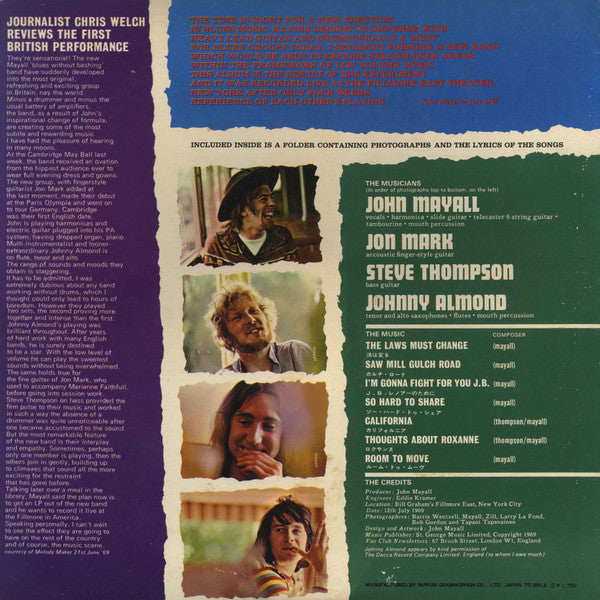 John Mayall : The Turning Point (LP, Album, Gat)