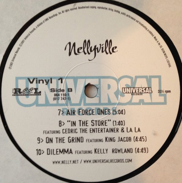 Nelly : Nellyville (2xLP, Album)
