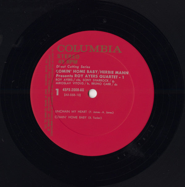 Roy Ayers Quartet : Herbie Mann Presents Comin' Home Baby Roy Ayers Quartet 1 (12", Gat)