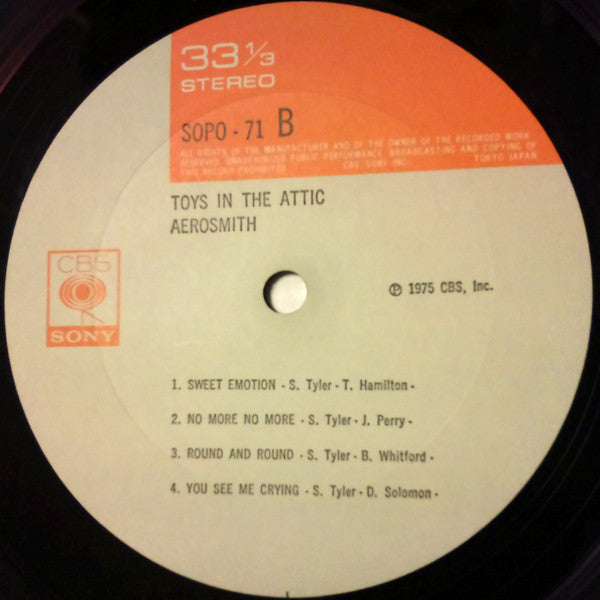 Aerosmith : Toys In The Attic (LP, Album)