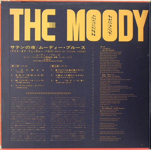 The Moody Blues : Days Of Future Passed  (LP, Album, RE, Gat)