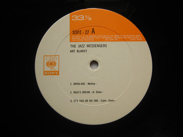 The Jazz Messengers* : The Jazz Messengers (LP, Album, Mono, RE)