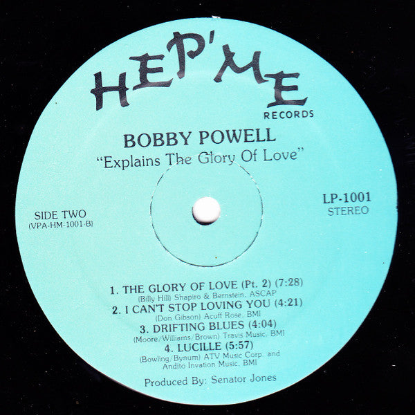 Bobby Powell : Explains The Glory Of Love (LP, Album)
