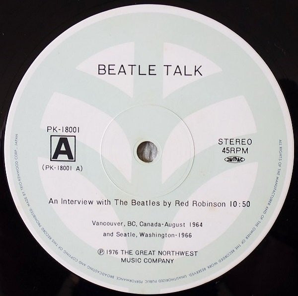 Red Robinson : Beatle Talk (12", Num, Col)
