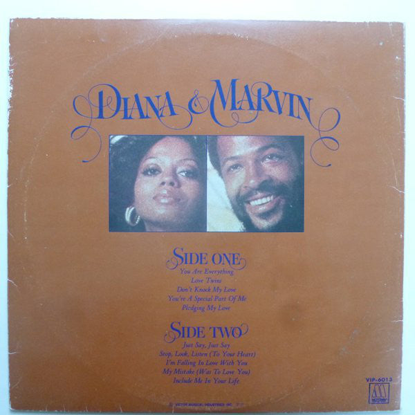 Diana* & Marvin* : Diana & Marvin (LP, Album, RE, Gim)