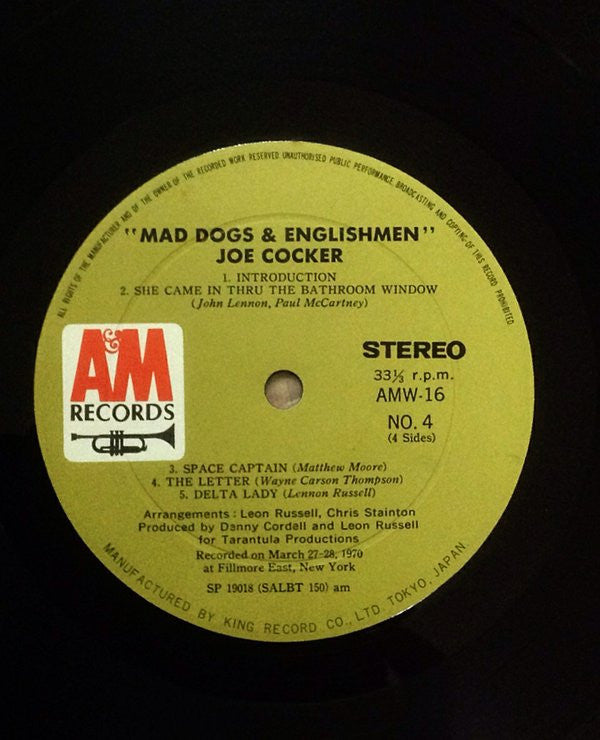 Joe Cocker : Mad Dogs & Englishmen (2xLP, Album, Fol)