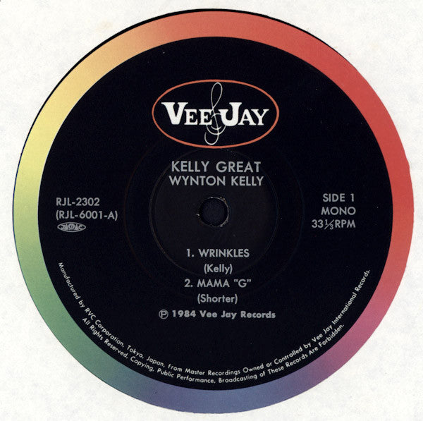 Wynton Kelly : Kelly Great (LP, Album, Mono, RE)