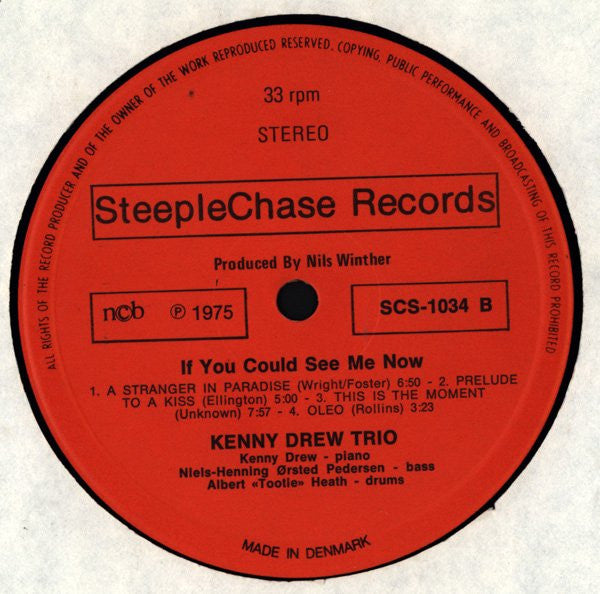 Kenny Drew Trio* : If You Could See Me Now (LP, Album)