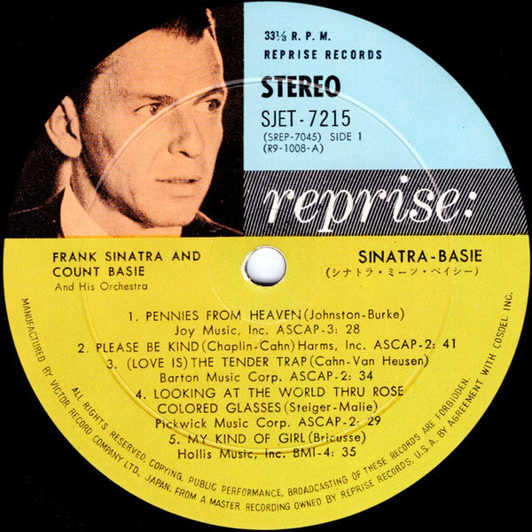 Sinatra* - Basie* : Sinatra - Basie: An Historic Musical First (LP, Album)