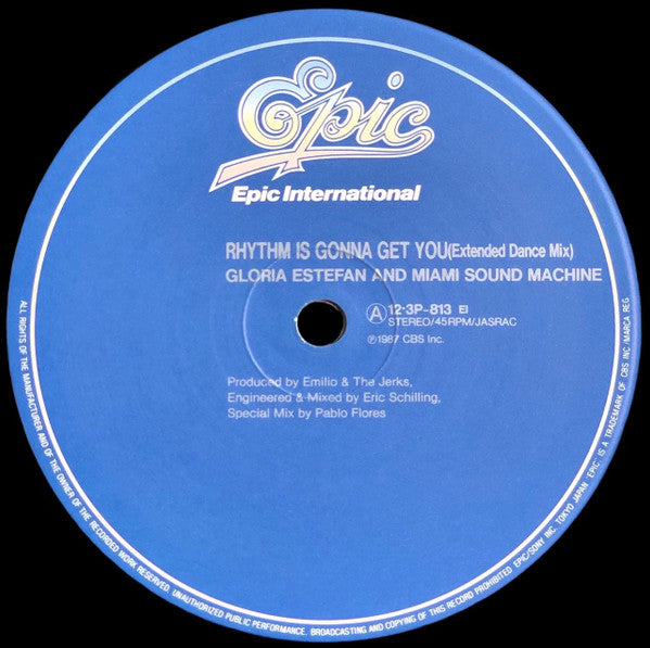 Gloria Estefan And Miami Sound Machine* : Rhythm Is Gonna Get You (12", Single)