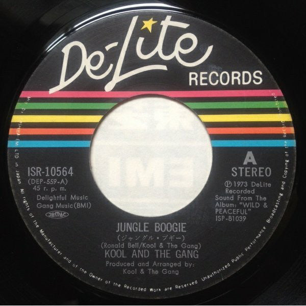 Kool And The Gang* : Jungle Boogie / North, East, South, West (7", Single)