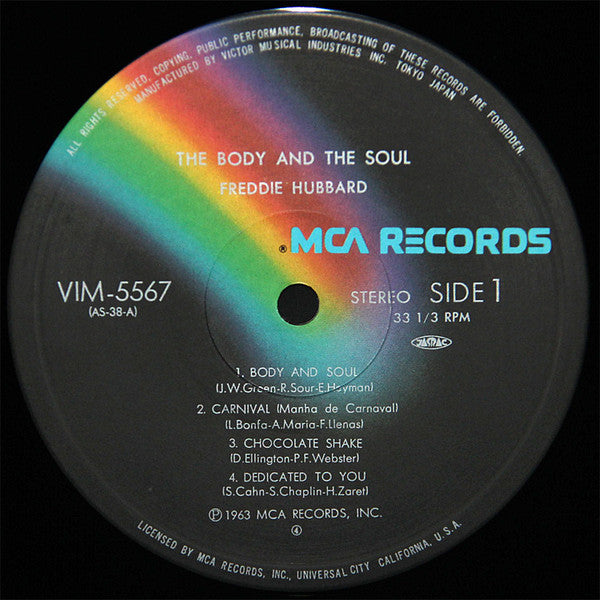 Freddie Hubbard : The Body & The Soul (LP, Album, RE)