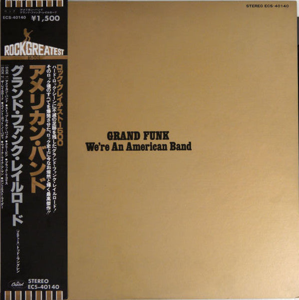Grand Funk* : We're An American Band (LP, Album, RE)