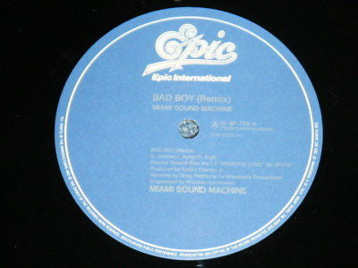 Miami Sound Machine : Bad Boy (Remix) (12", Single)
