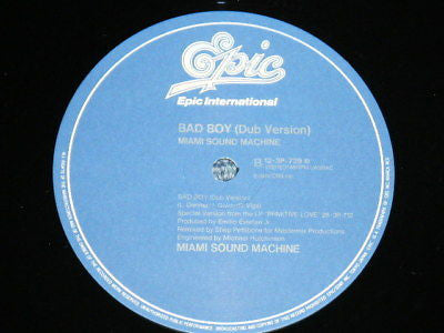 Miami Sound Machine : Bad Boy (Remix) (12", Single)