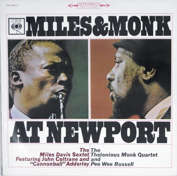 The Miles Davis Sextet & The Thelonious Monk Quartet : Miles & Monk At Newport (LP, Album)