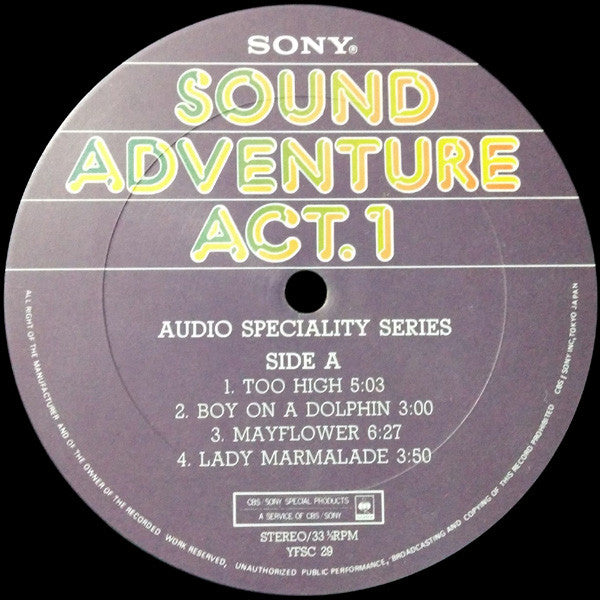 Yuji Ohno : Sound Adventure Act.1 (LP, Album)