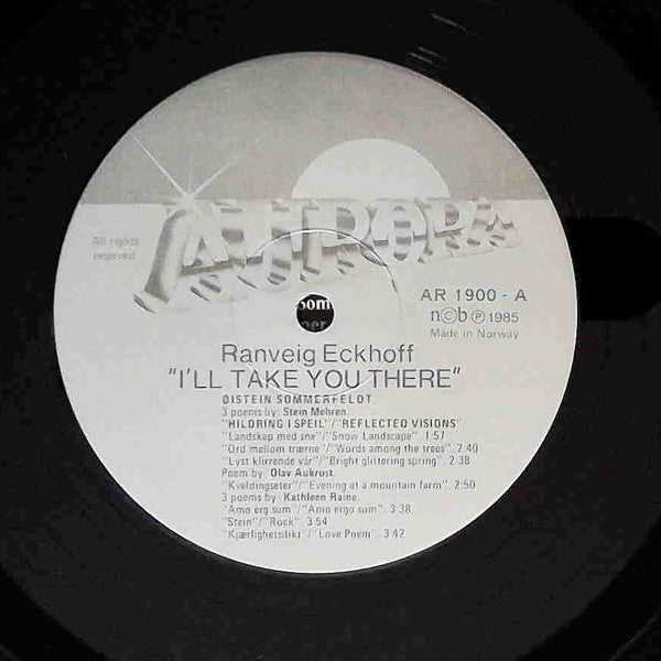 Ranveig Eckhoff , Songs By Grieg* And Sommerfeldt* : I'll Take You There (LP, Album)