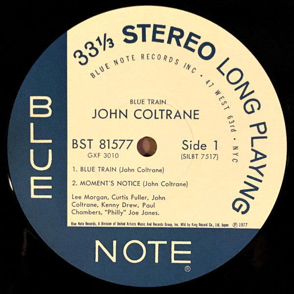 John Coltrane : Blue Train (LP, Album, Ltd, RE)