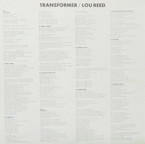 Lou Reed : Transformer (LP, Album, Ltd, RE)