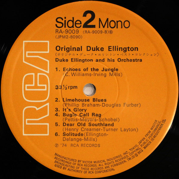 Duke Ellington And His Orchestra : Original Duke Ellington (2xLP, Comp, Mono)