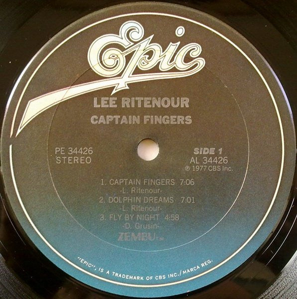 Lee Ritenour : Captain Fingers (LP, Album, RE, Ter)