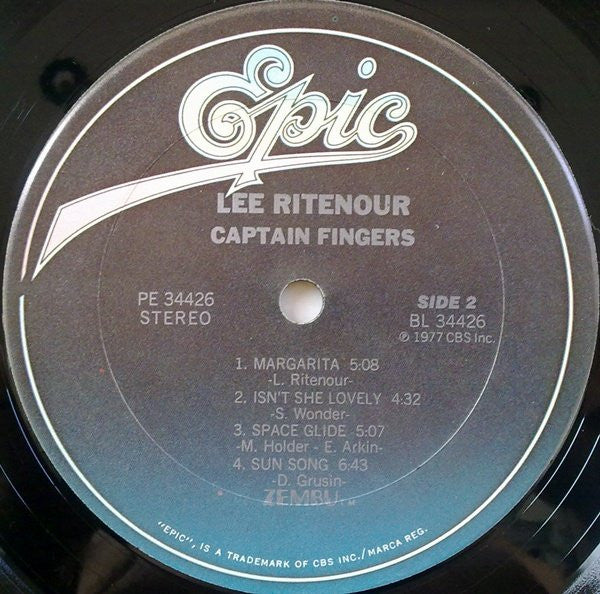 Lee Ritenour : Captain Fingers (LP, Album, RE, Ter)