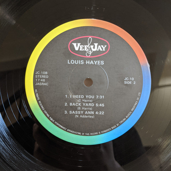 Louis Hayes : Louis Hayes (LP, Album)