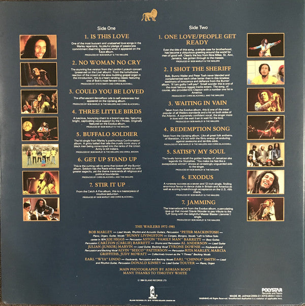 Bob Marley And The Wailers* : Legend (The Best Of Bob Marley And The Wailers) (LP, Comp, Gat)