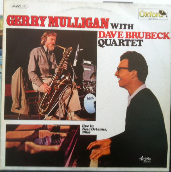 Gerry Mulligan With Dave Brubeck Quartet* : Live In New Orleans, 1968 (LP, Album)
