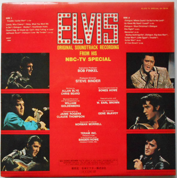 Elvis Presley : Elvis TV Special (LP, Album, Mono, Gat)