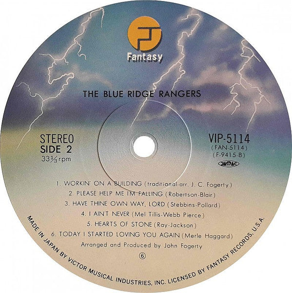 Blue Ridge Rangers : Blue Ridge Rangers (LP, Album, RE)