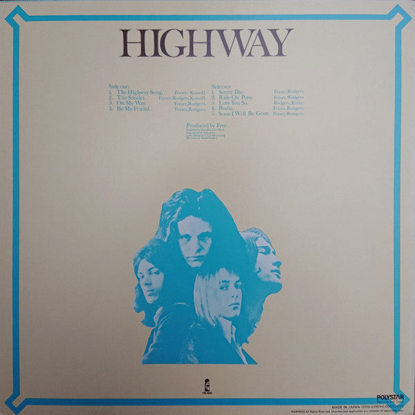 Free : Highway (LP, Album, RE)