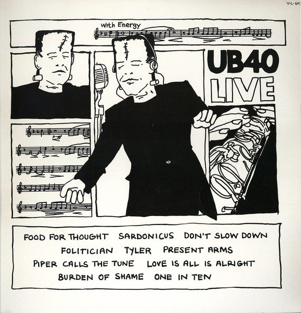 UB40 : Live (LP, Album)