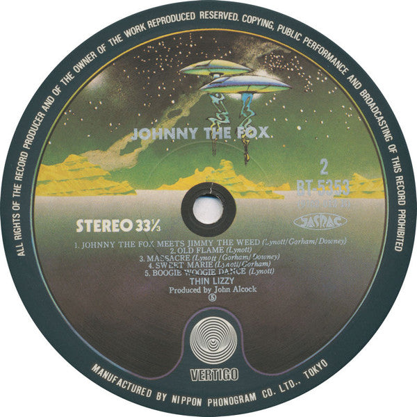 Thin Lizzy : Johnny The Fox (LP, Album, RE)