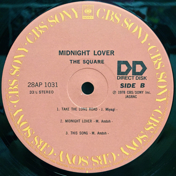 The Square* : Midnight Lover (LP, Album)