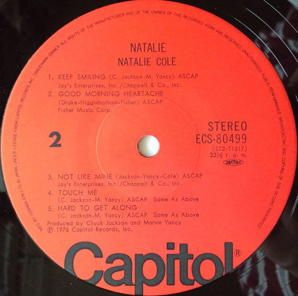 Natalie Cole : Natalie (LP, Album)
