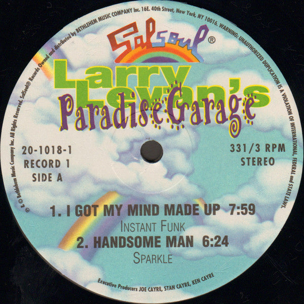 Larry Levan : Larry Levan's Paradise Garage (2x12", Comp)