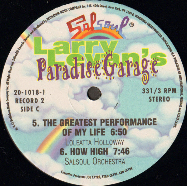 Larry Levan : Larry Levan's Paradise Garage (2x12", Comp)