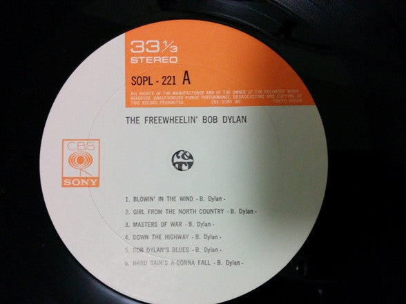 Bob Dylan : The Freewheelin' Bob Dylan (LP, Album, RE)
