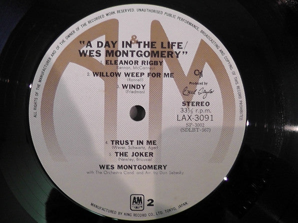 Wes Montgomery : A Day In The Life (LP, Album, Ltd)