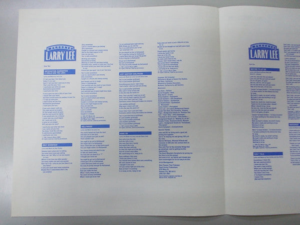 Larry Lee (3) : Marooned (LP, Album)